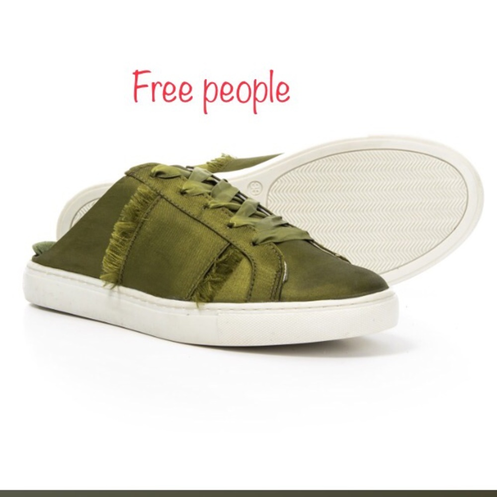 🔥NIB FREE PEOPLE SATIN SNEAKERS
